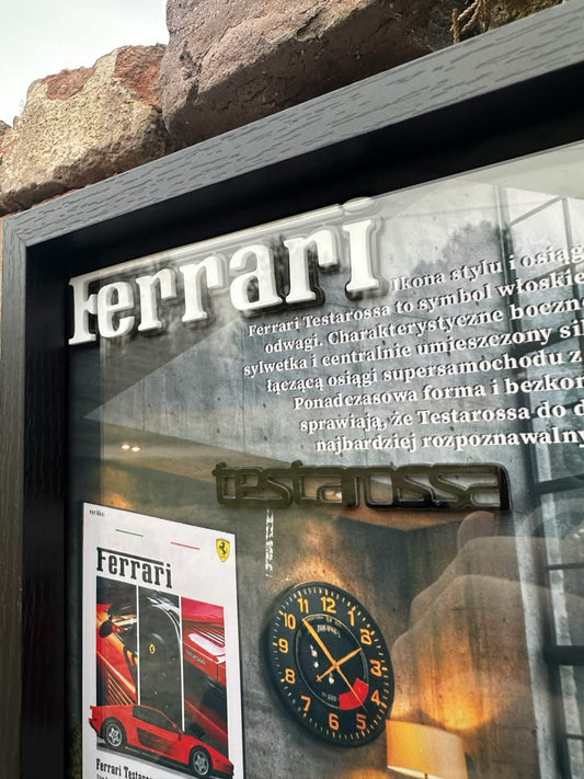 Obraz dekoracyjny 3D – Ferrari Testarossa