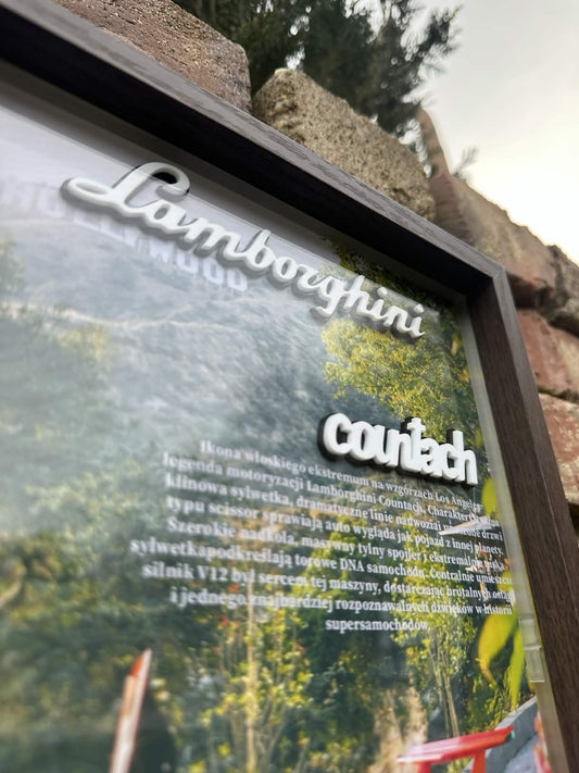 Obraz dekoracyjny 3D – Lamborghini Countach