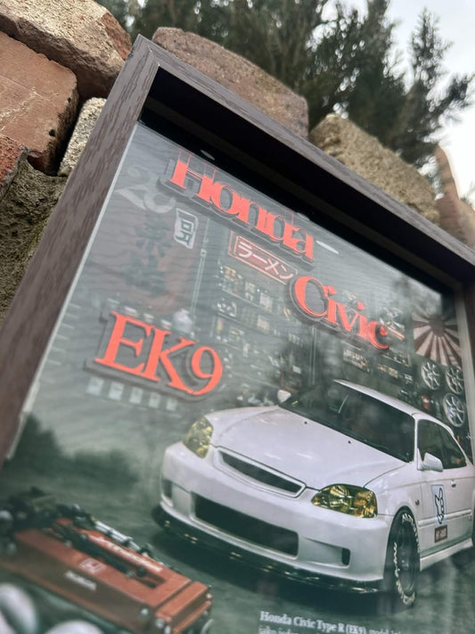 Obraz dekoracyjny 3D - Honda Civic EK9