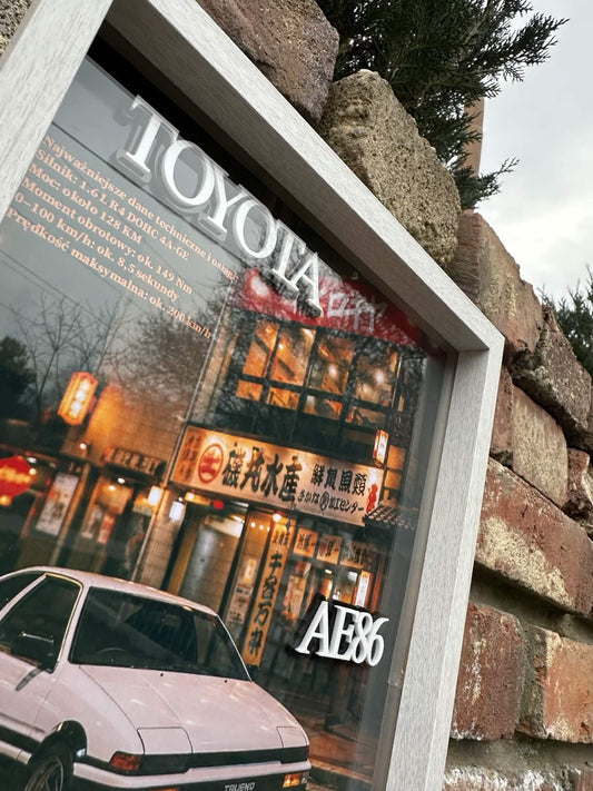 Obraz dekoracyjny 3D - Toyota AE86