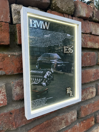 BMW E36 — 3D Wall Art