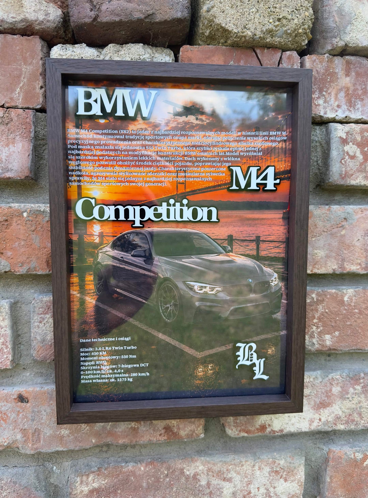 Obraz dekoracyjny 3D – BMW M4 Competition