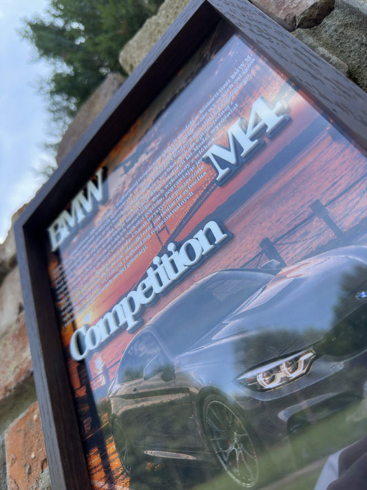 Obraz dekoracyjny 3D – BMW M4 Competition