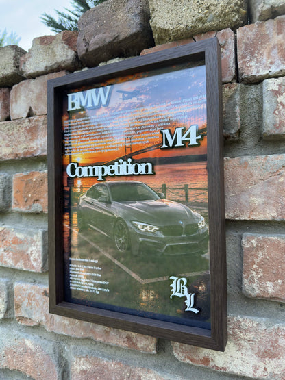 Obraz dekoracyjny 3D – BMW M4 Competition