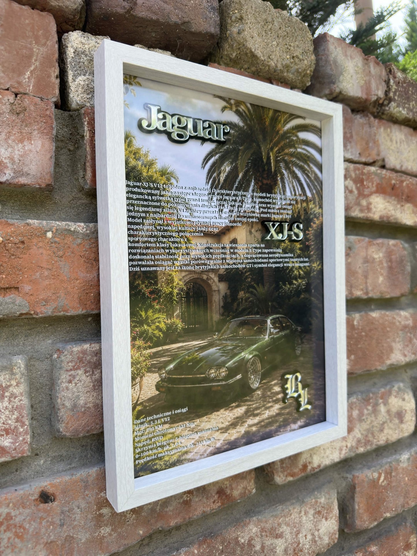 Obraz dekoracyjny 3D – Jaguar XJS