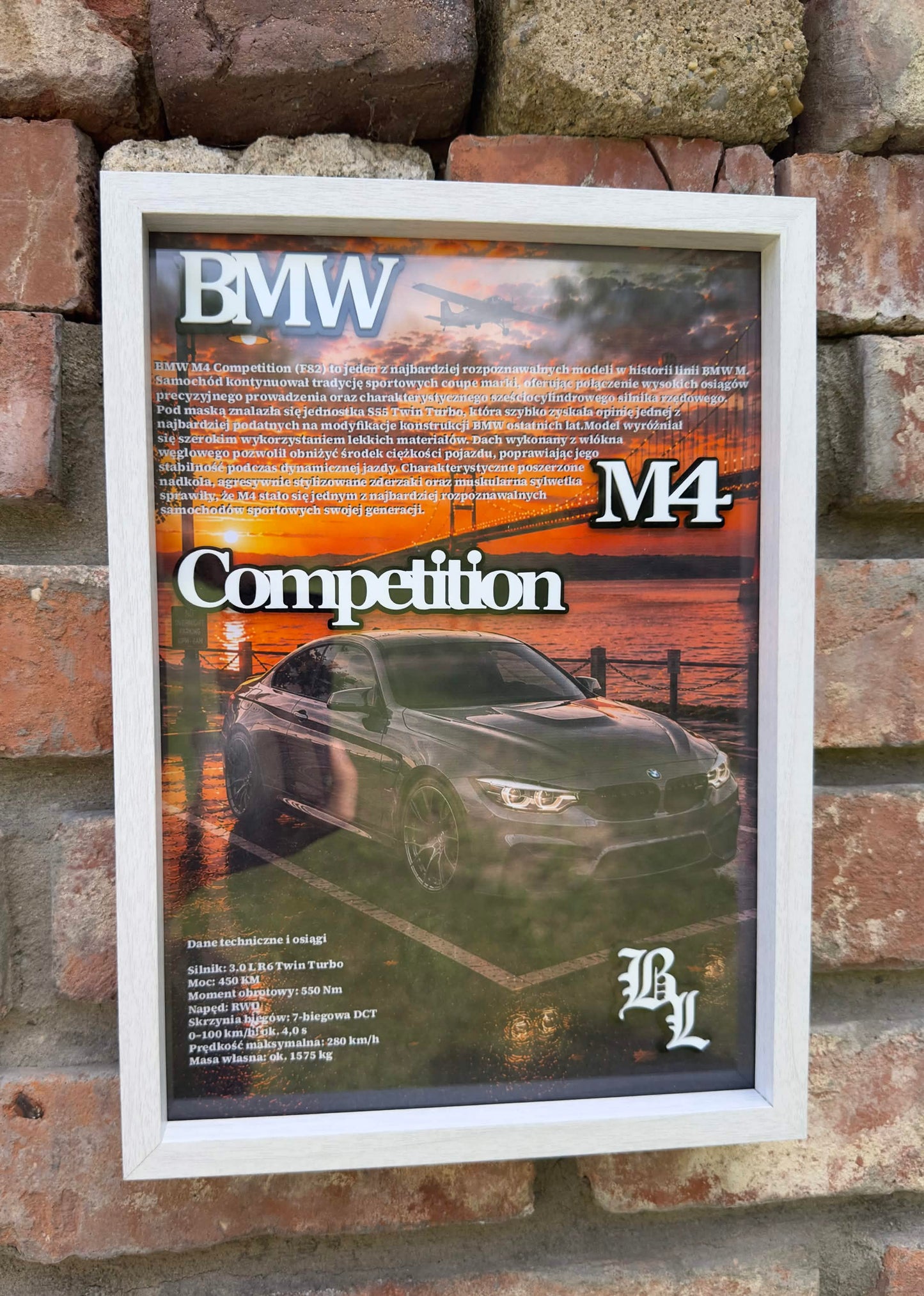 Obraz dekoracyjny 3D – BMW M4 Competition