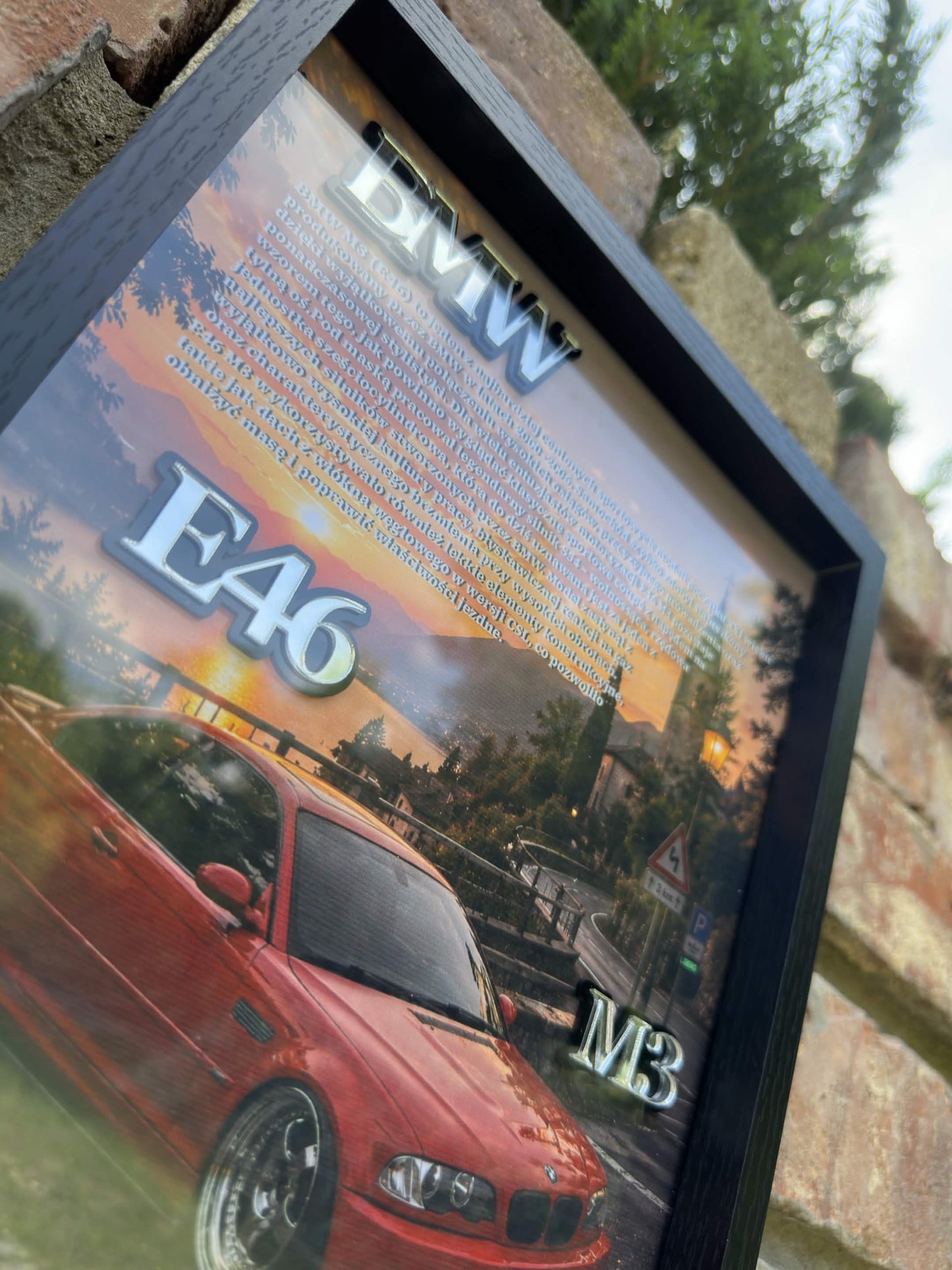 Obraz dekoracyjny 3D – BMW E46 M3
