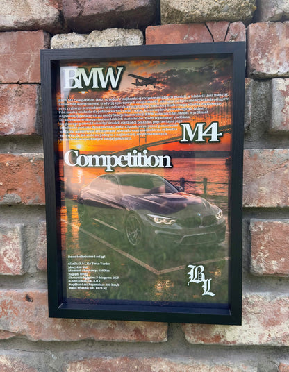 Obraz dekoracyjny 3D – BMW M4 Competition