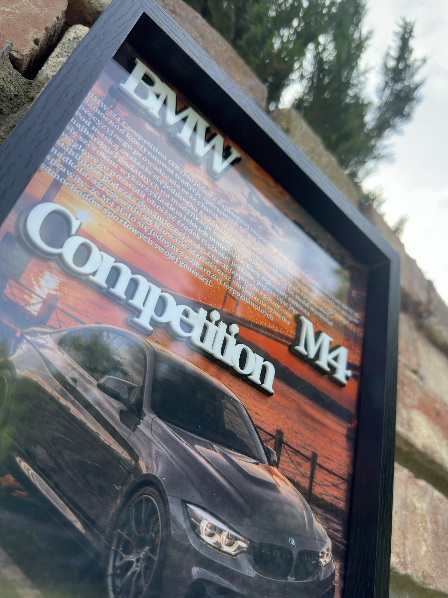 Obraz dekoracyjny 3D – BMW M4 Competition