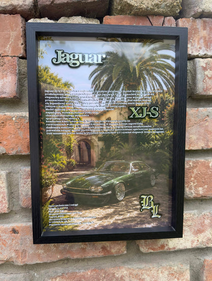 Obraz dekoracyjny 3D – Jaguar XJS