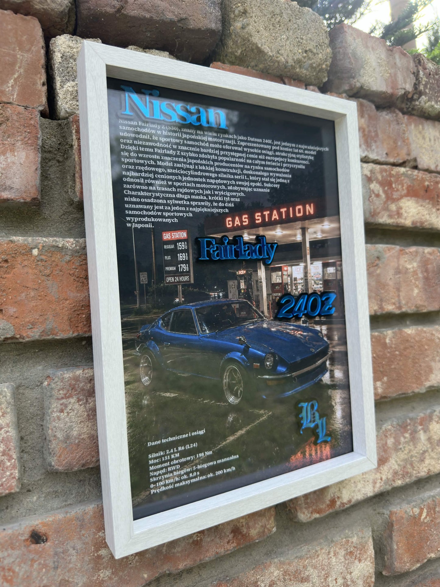 Obraz dekoracyjny 3D – Nissan Fairlady Z (S30)