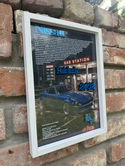 Obraz dekoracyjny 3D – Nissan Fairlady Z (S30)