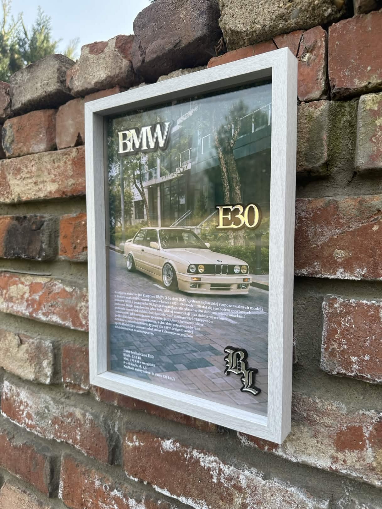 Obraz dekoracyjny 3D - Bmw E30