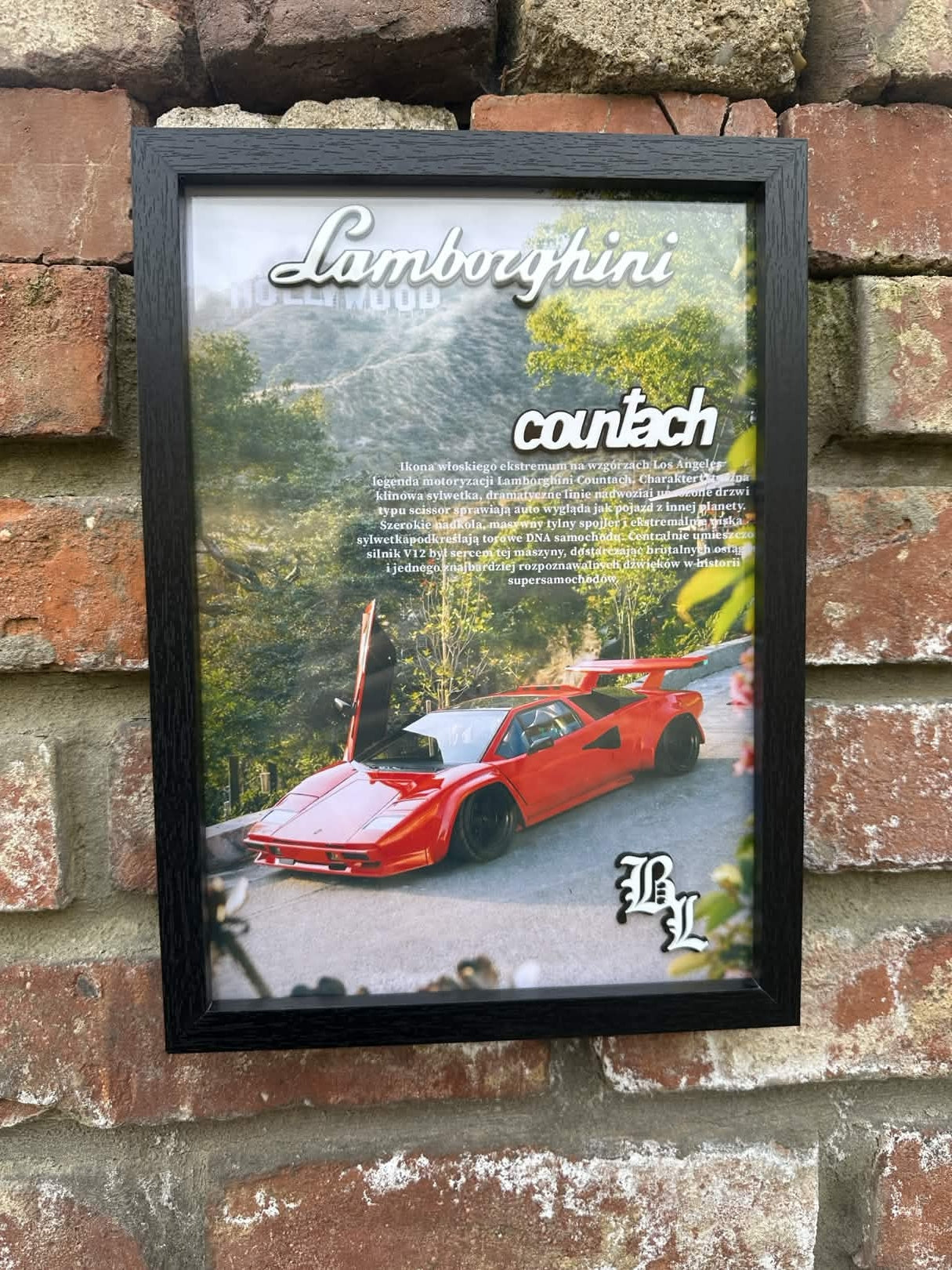 Obraz dekoracyjny 3D – Lamborghini Countach