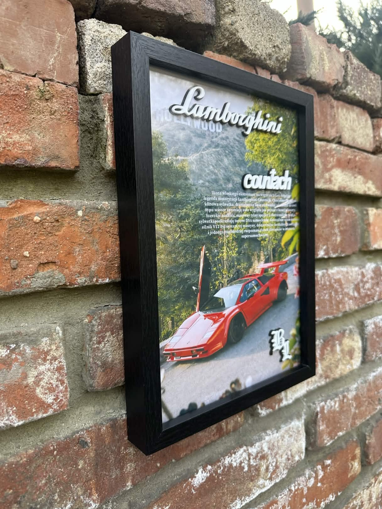 Obraz dekoracyjny 3D – Lamborghini Countach