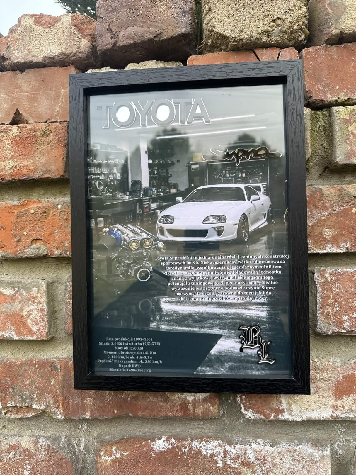 Obraz dekoracyjny 3D – Toyota Supra MK4
