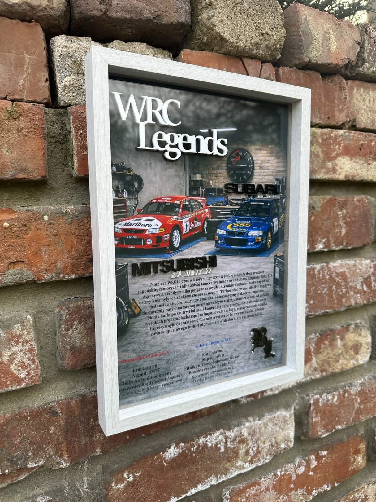 Obraz dekoracyjny 3D – WRC Legends