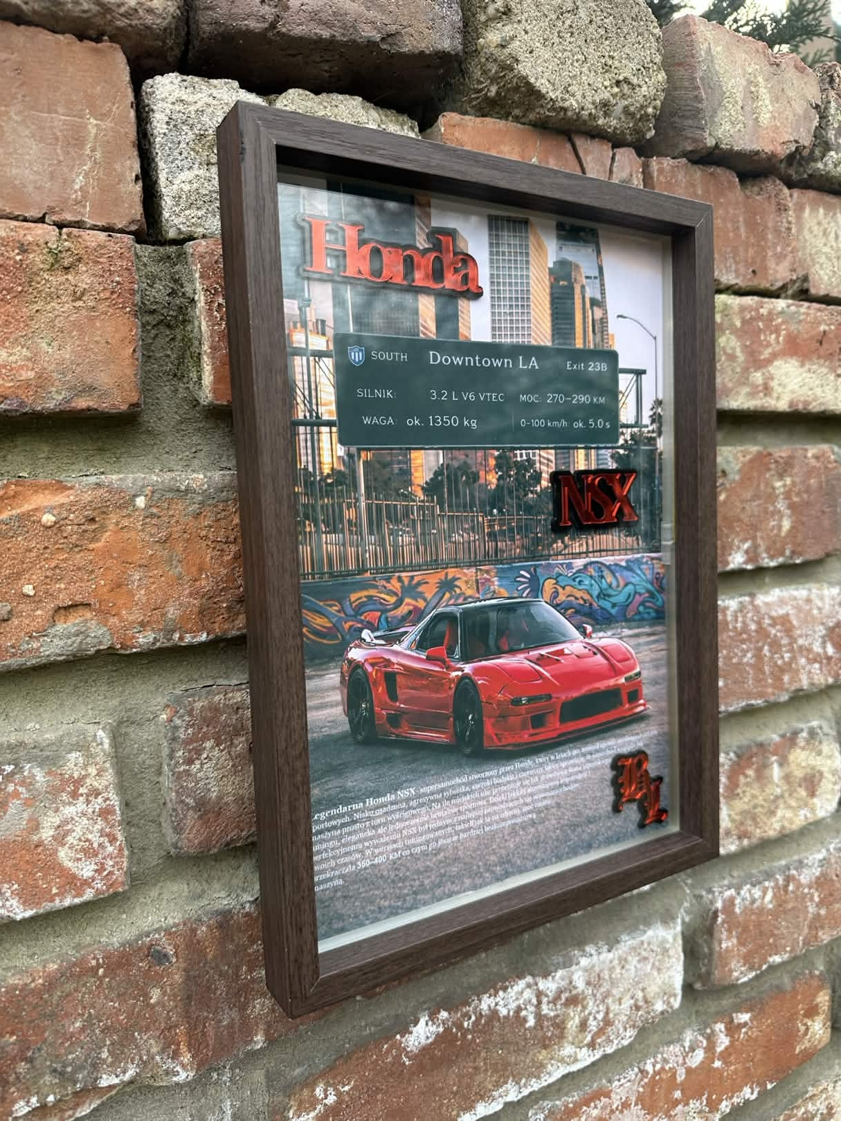 Obraz dekoracyjny 3D – Honda NSX