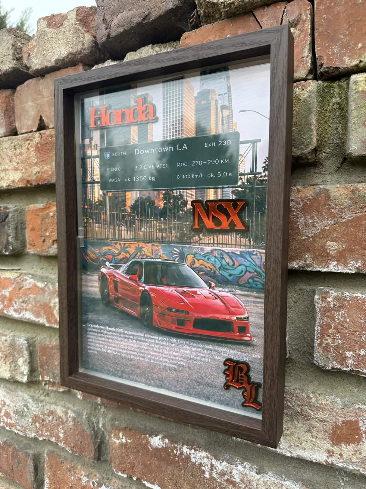 Obraz dekoracyjny 3D – Honda NSX