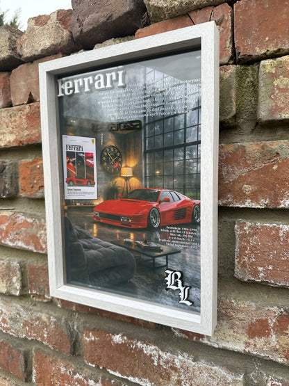 Obraz dekoracyjny 3D – Ferrari Testarossa
