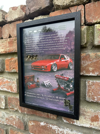 Obraz dekoracyjny 3D – Porsche 944