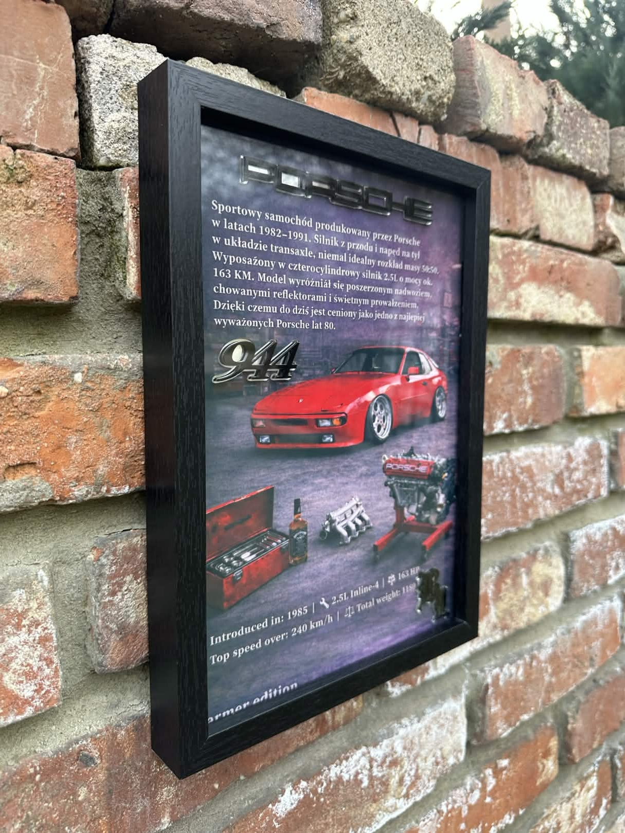 Obraz dekoracyjny 3D – Porsche 944