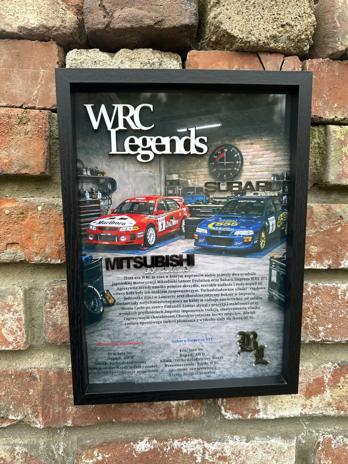 Obraz dekoracyjny 3D – WRC Legends