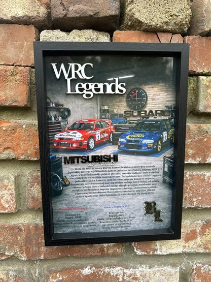 Obraz dekoracyjny 3D – WRC Legends