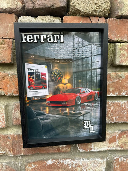 Obraz dekoracyjny 3D – Ferrari Testarossa