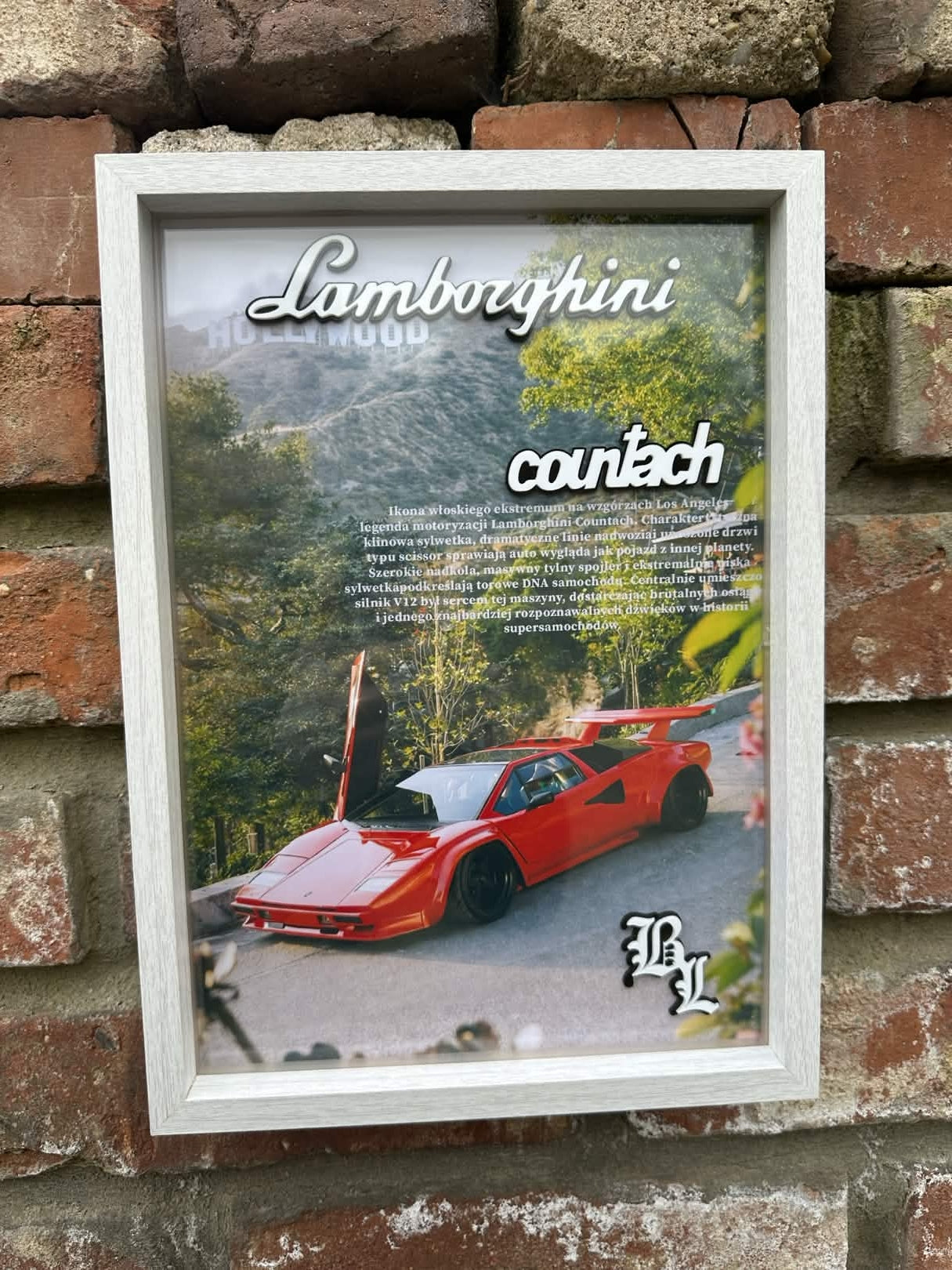 Obraz dekoracyjny 3D – Lamborghini Countach
