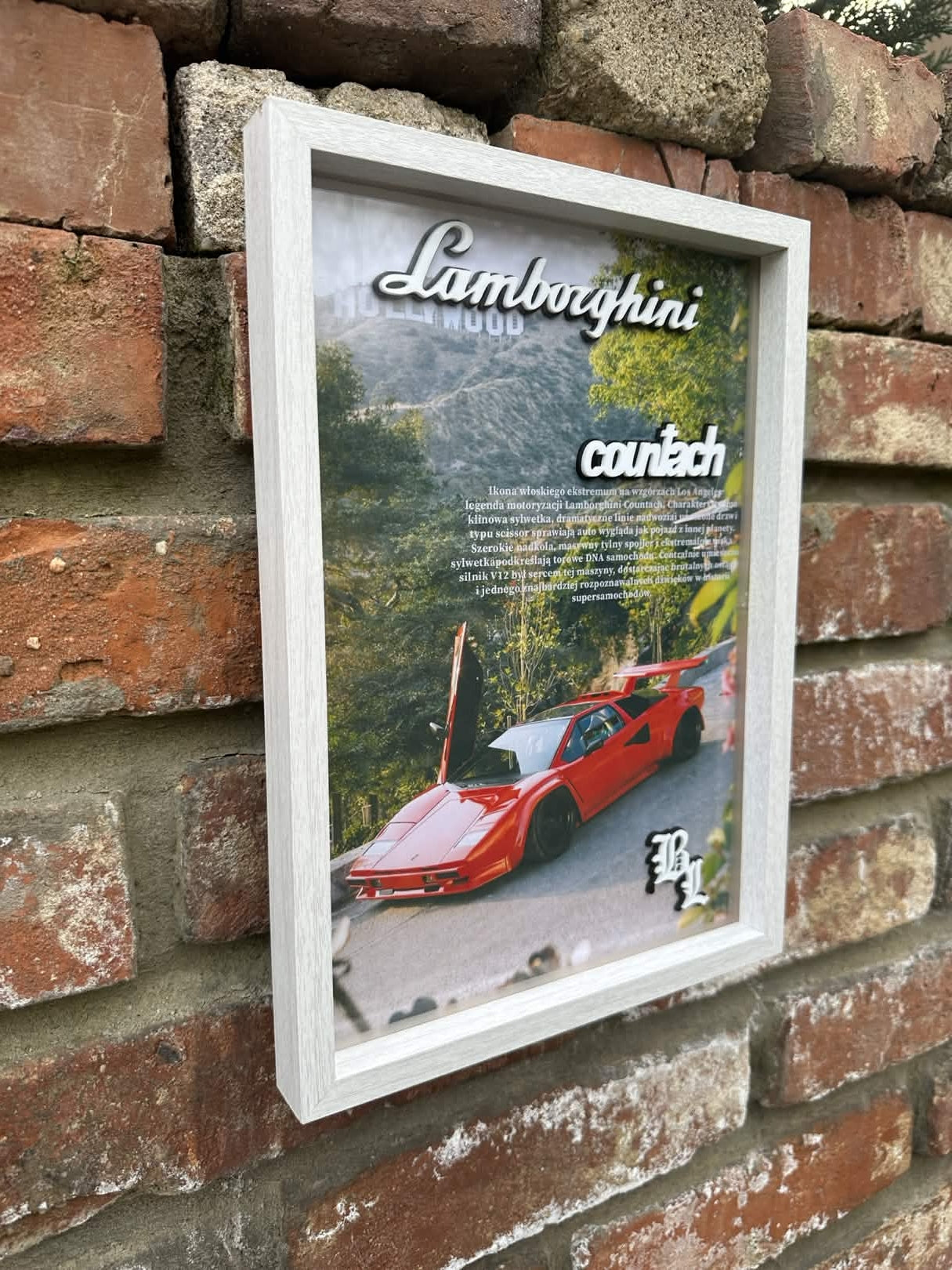 Obraz dekoracyjny 3D – Lamborghini Countach
