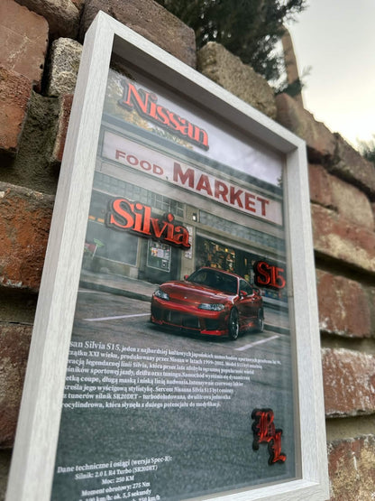 Obraz dekoracyjny 3D – Nissan Silvia S15