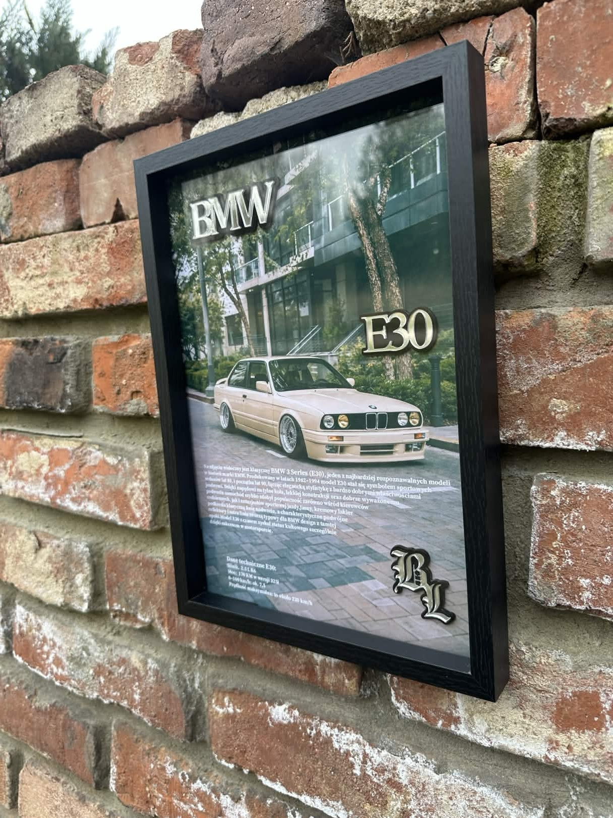Obraz dekoracyjny 3D - Bmw E30