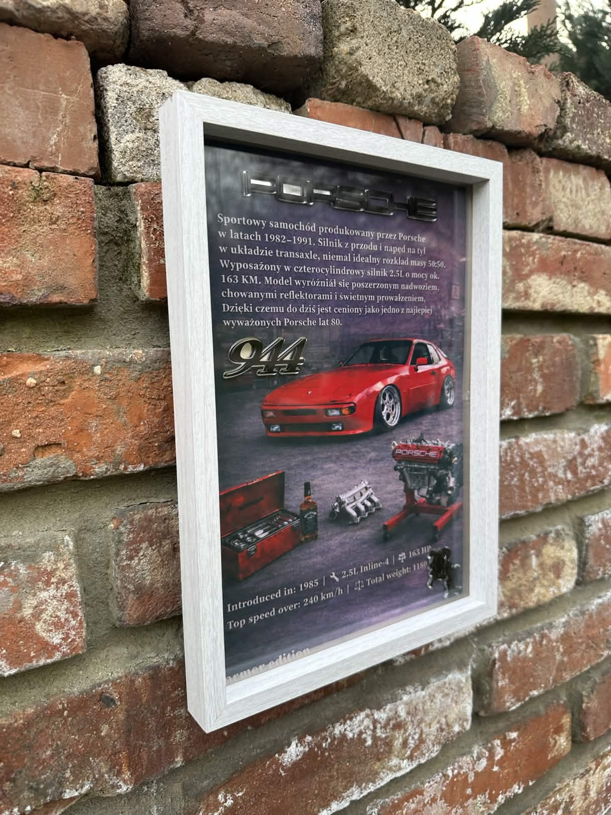 Obraz dekoracyjny 3D – Porsche 944