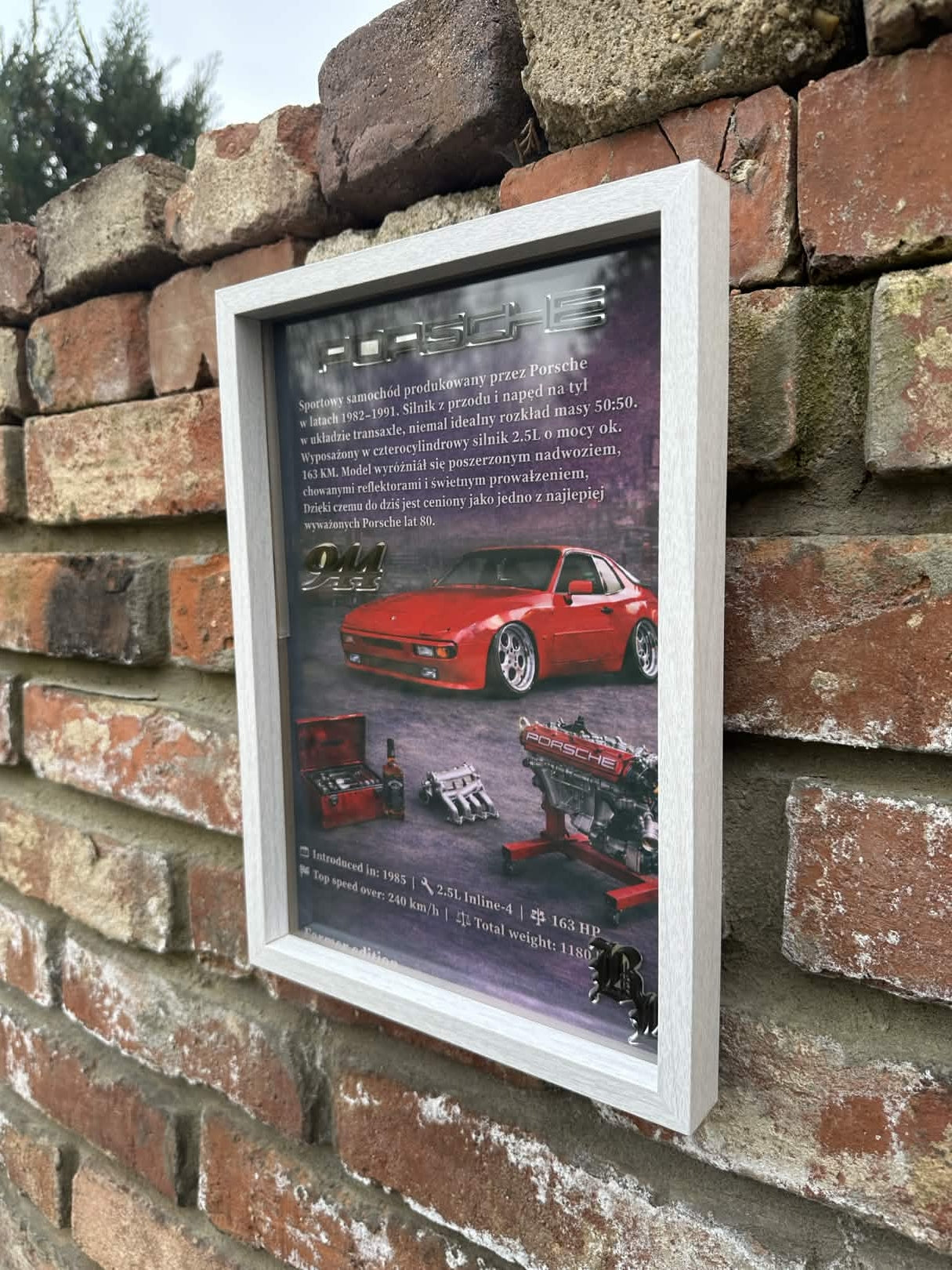 Obraz dekoracyjny 3D – Porsche 944