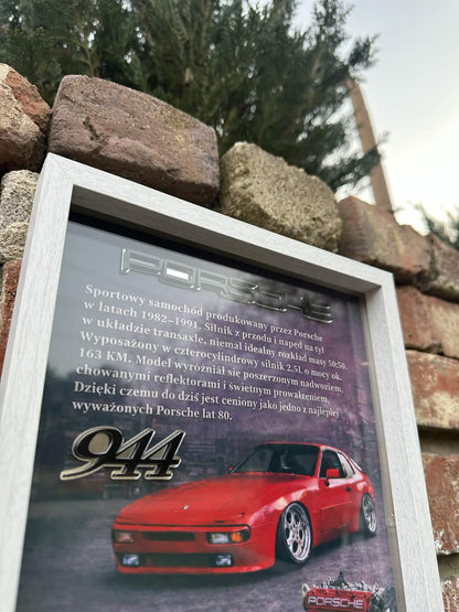 Obraz dekoracyjny 3D – Porsche 944