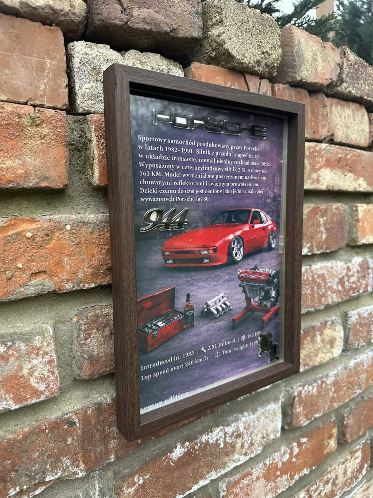 Obraz dekoracyjny 3D – Porsche 944