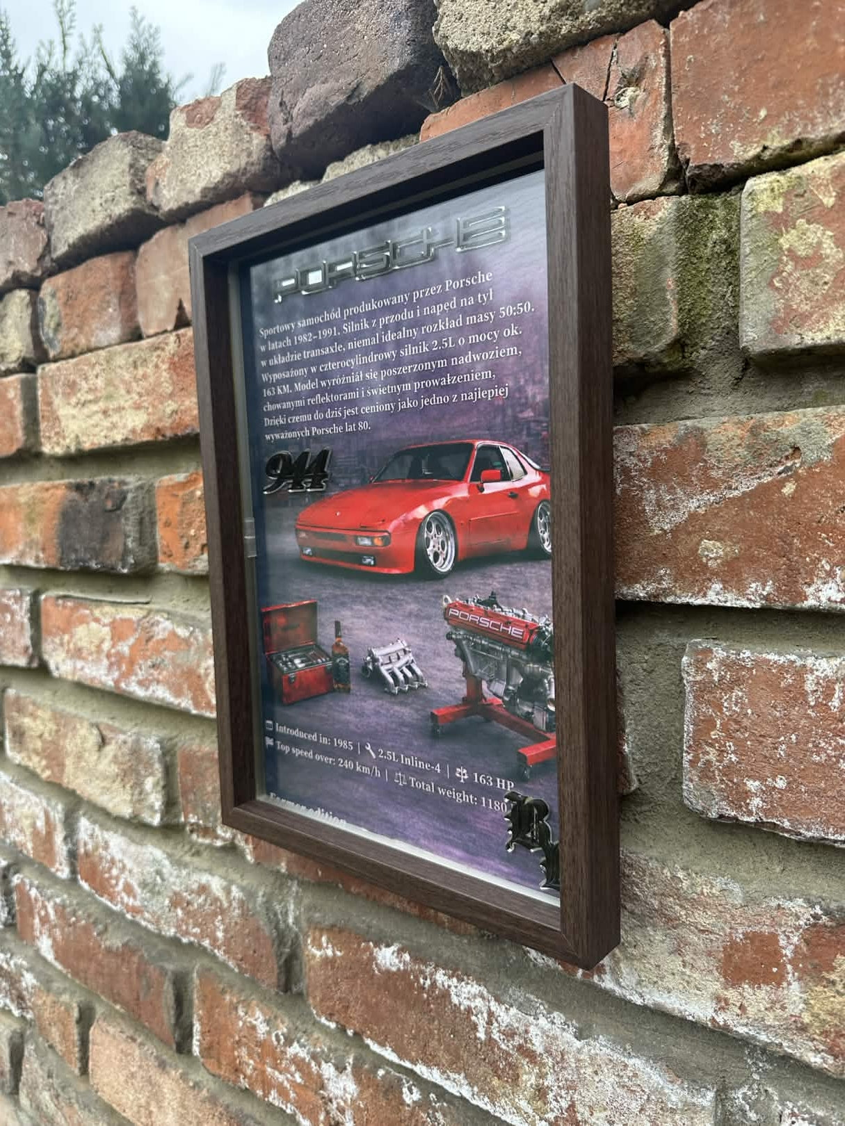 Obraz dekoracyjny 3D – Porsche 944