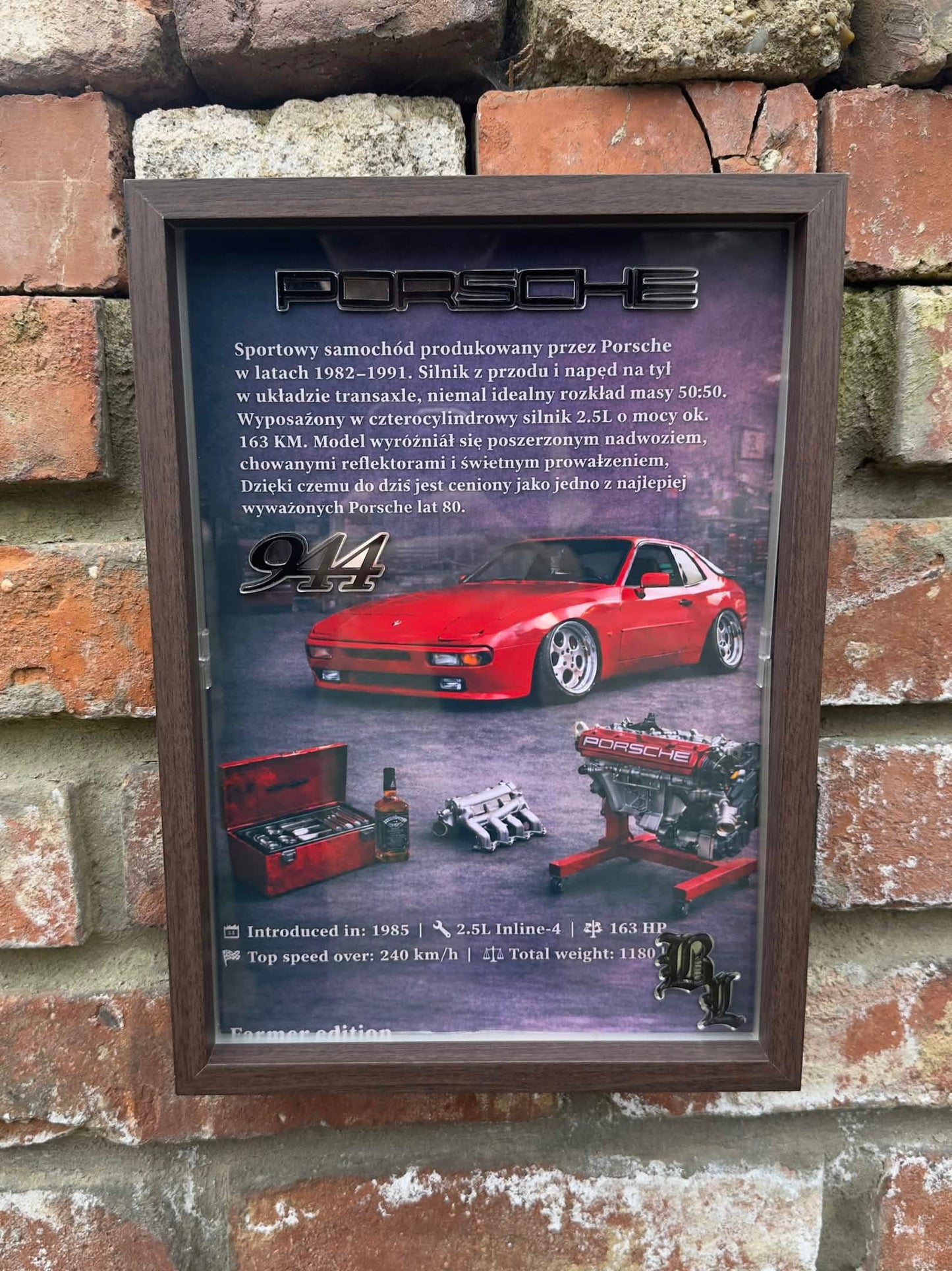 Obraz dekoracyjny 3D – Porsche 944