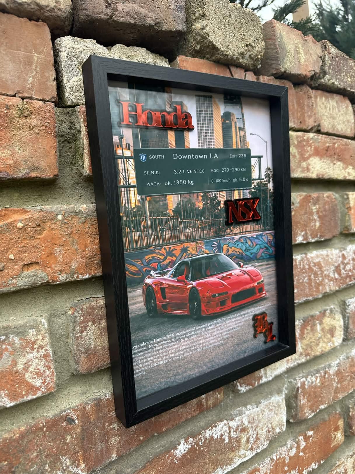 Obraz dekoracyjny 3D – Honda NSX