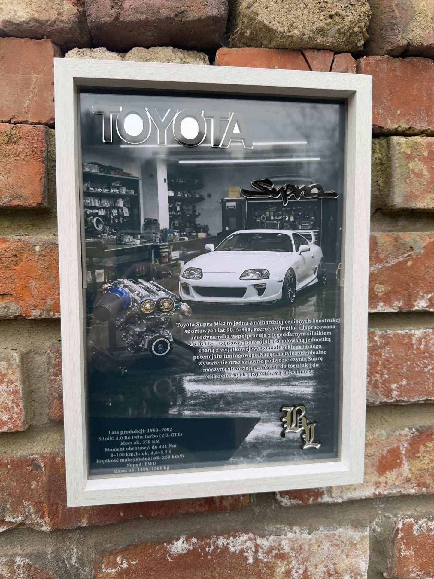 Obraz dekoracyjny 3D – Toyota Supra MK4