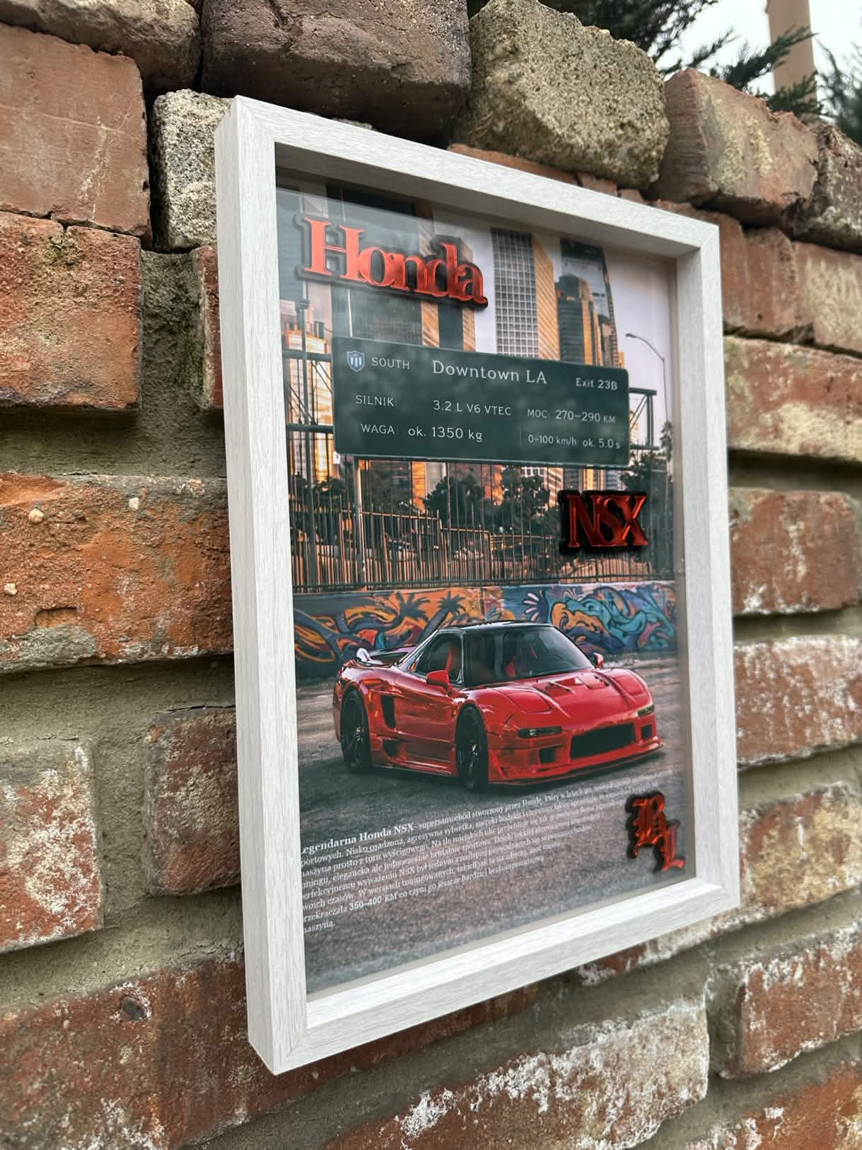 Obraz dekoracyjny 3D – Honda NSX
