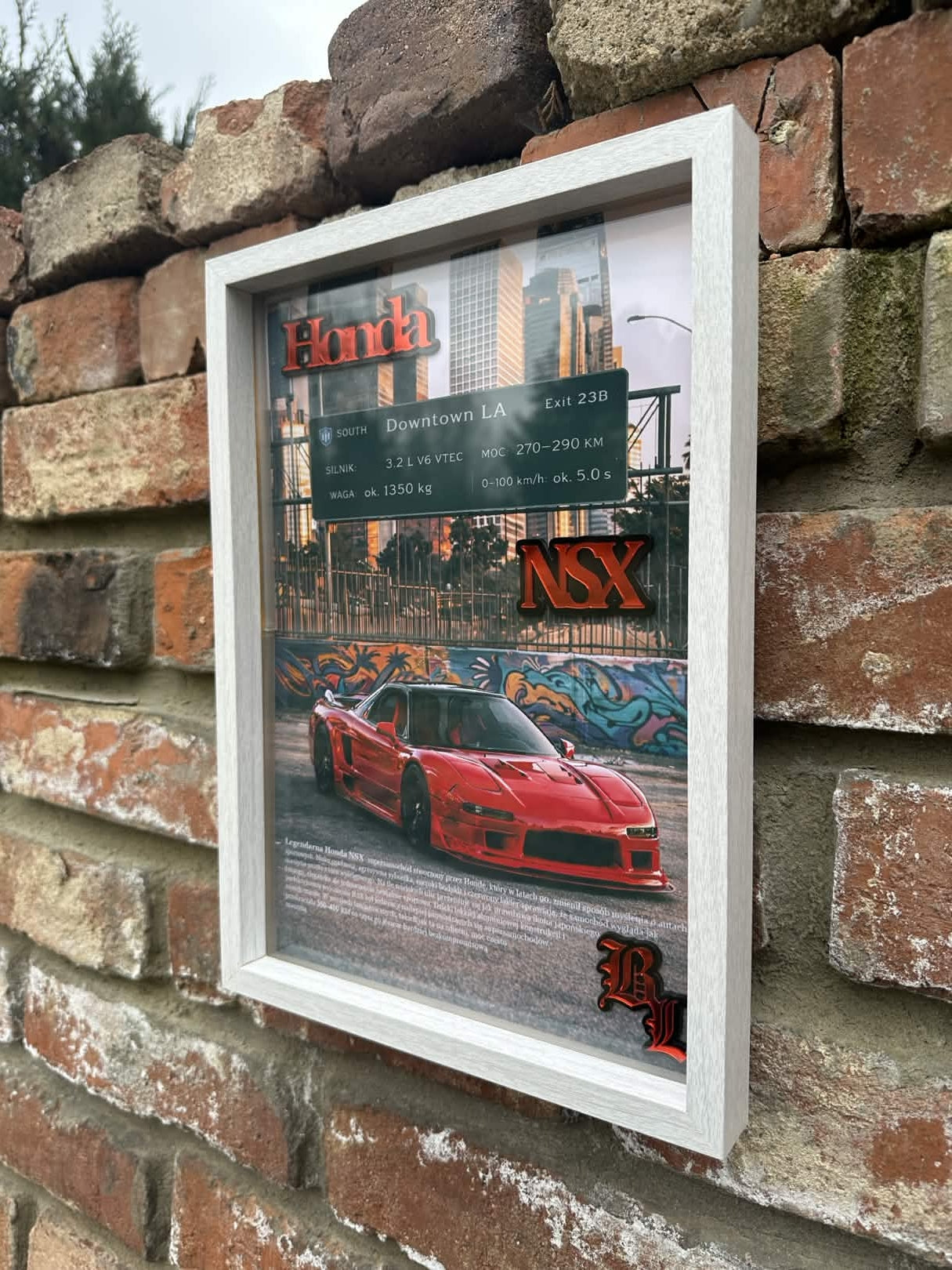 Obraz dekoracyjny 3D – Honda NSX