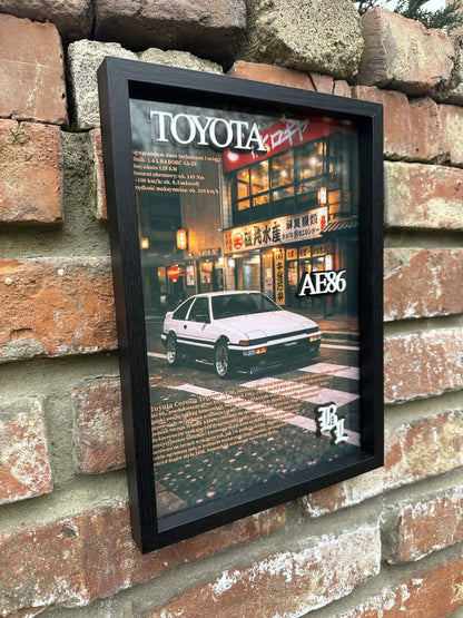Obraz dekoracyjny 3D - Toyota AE86