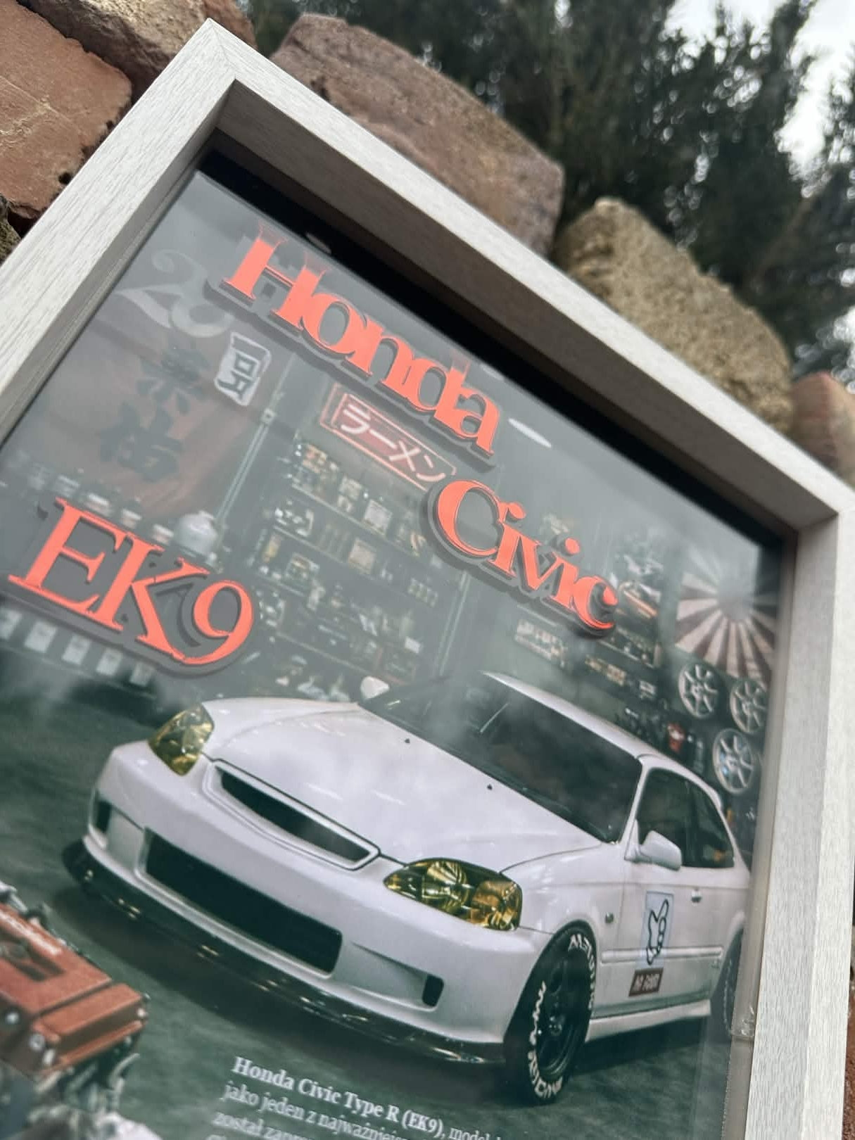 Obraz dekoracyjny 3D - Honda Civic EK9