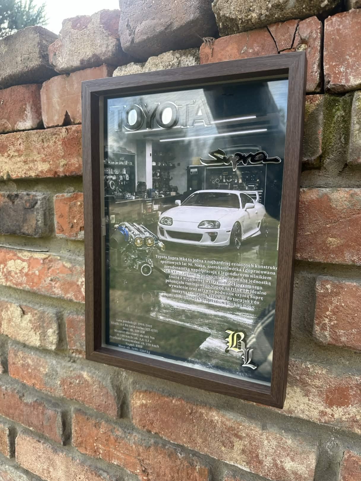 Obraz dekoracyjny 3D – Toyota Supra MK4