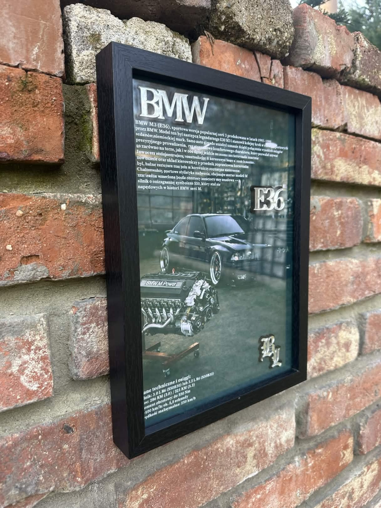 Obraz dekoracyjny 3D - Bmw E36