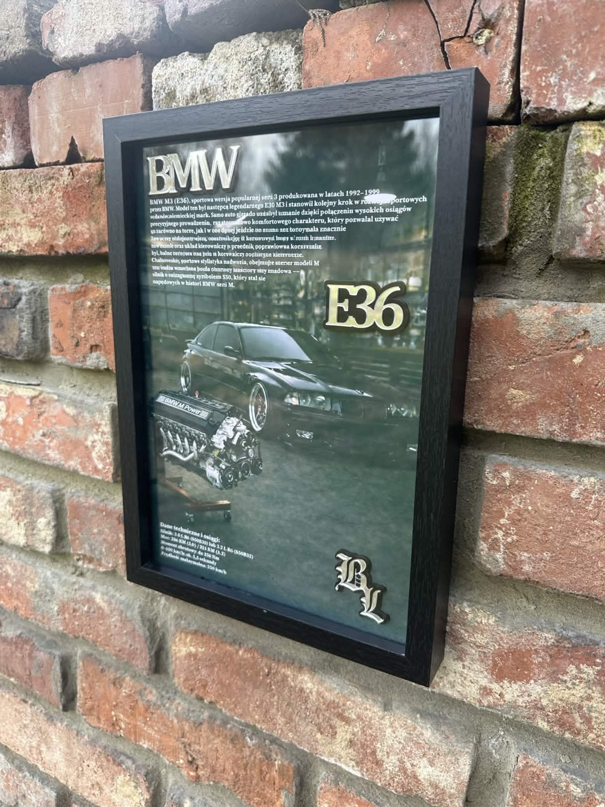 Obraz dekoracyjny 3D - Bmw E36