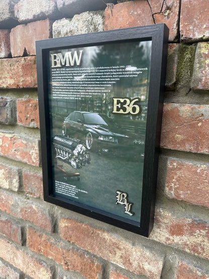 Obraz dekoracyjny 3D - Bmw E36