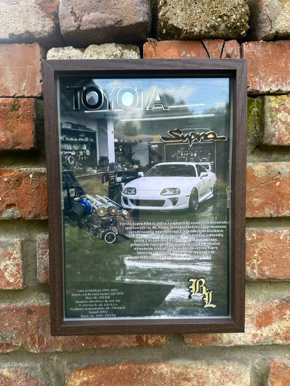 Obraz dekoracyjny 3D – Toyota Supra MK4